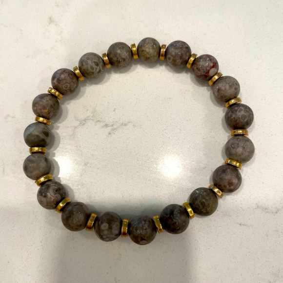 Set of 4 handmade bead bracelets - Picture 5 of 5